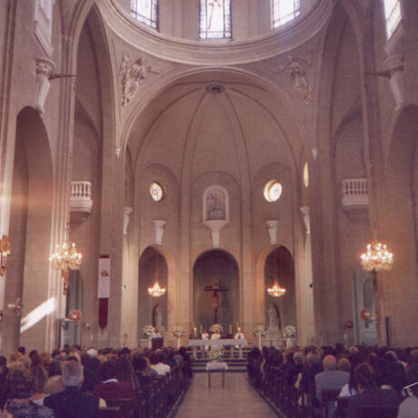 Panorámica de la Iglesia durante la celebración